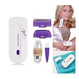 Dermatólogo aprobado GWJ Remoción De Pelo De Las Mujeres Acabado Touch Cara Cuerpo Remover Instantánea Y Dolor Depilación Libre