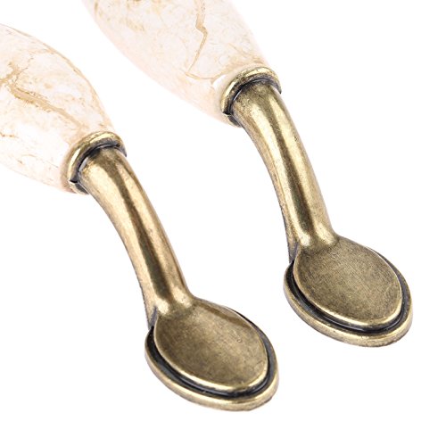 Perillas de armario vintage y tiradores antiguos de cerámica para cajones de cocina 5