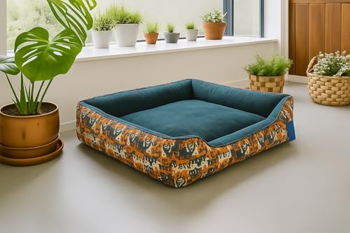Image of Premium Orthopedic Dog Bed - Medium Size, Washable Cover & Anti-Skid Base - Plush Pet Sofa for Dogs & Cats