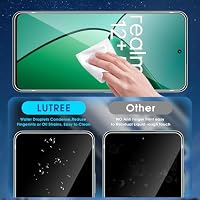 Lutree für Realme 12+ 5G/ Realme 12 Plus 5G für Panzerglas Schutzfolie, 2+2 Stück Schutzglas + Kameraschutz Folie, 9H Härte HD Displayschutz Bläschenfrei Anti- Kratzer Displayfolie – Ansicht 5