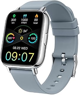 Smart Watch 2021, Fitness Tracker 1.69" Touch Screen Heart Rate Sleep Monitor, IP68 Waterproof Fitness Watch Smartwatch, 24 Modes, Pedometer Activity Trackers Smart Watch for Men Women for Android iOS