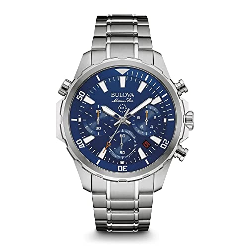 6 mejores relojes cronógrafos 6 Bulova Marine Star 96B256 - Reloj de Pulsera de diseño para Hombre...
