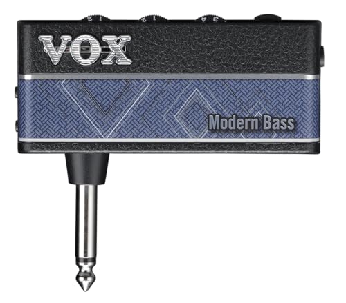 Vox amPlug3 AP3-MB – Amplificateur de Casque de Poche pour Guitare Basse – Modern Bass - Les Beatles, Paul McCartney, John Lennon, RIngo Starr, George Harrison Vox amPlug3 AP3-MB - Amplificateur de Casque de Poche pour Guitare Basse - Modern Bass