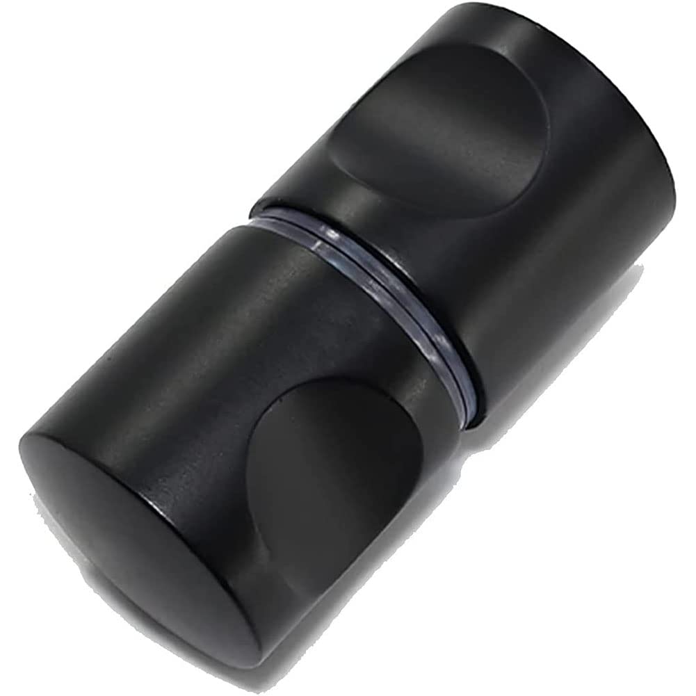 Poignées de porte en verre bouton inox remplacement pour ouverture intérieure