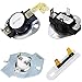 3392519 & 3387134 & 3977767 & 3977393 Dryer Thermostat and Dryer Thermal Fuse Replacement kit - Exact Fit For Whirlpool Kenmore Maytag Dryer Replaces 3399693 WP3977767VP PS345113 AP6008325 WP3977393