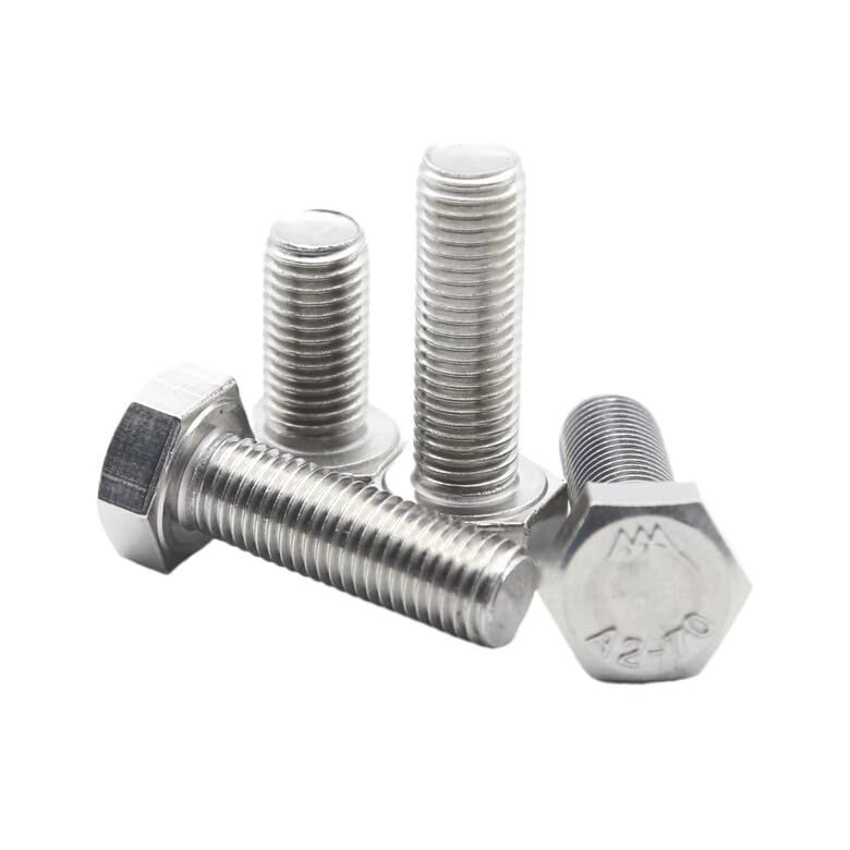 M9 Hexagon Head Bolts SS304 Stainless Steel Hex Head Screws Pitch 1.0/1.25/1.5 (2,M9 x 1.0 x 80mm)