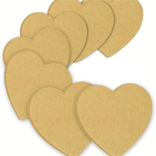 Bloc-notes adhésifs cœur en papier kraft pour ne plus jamais oublier vos mémos