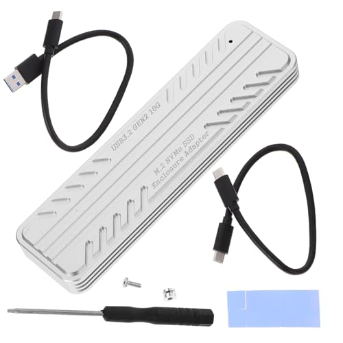 Carcasa portátil de aluminio para SSD NVMe USB-C miniatura 1