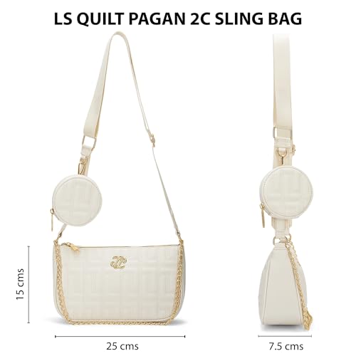Image of Lavie Signature Women's Quilt Pagan Crossbody Sling Bag | Ladies Purse Handbag | Gift For Women
