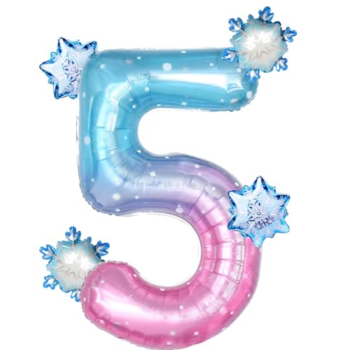 Ballon numéro 5, décorations de fête d'anniversaire 5 ans, feuille ballons chiffres géants, gonflables ballon pour anniversaire