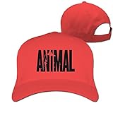 Classy Animal Letter Print Stringer Bodybuilding Snapbacks Baseball Hats Vintage Snapback Red