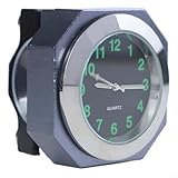 FUBESK Motorrad-Lenkeruhr aus Aluminium, IPX7, wasserdichte Halterung, Quarzuhr...