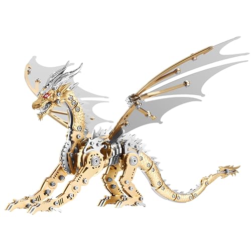 LONGPIN Mechanical Dragon 3D Metal Puzzle Model Kit