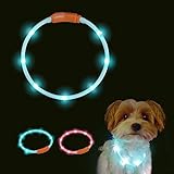 EINFACH ZU BEDIENEN UND LANGE LETZTE GLÜHENDE ZEIT: Nur einen Klick, um zu 3 modellen für diesen leuchtenden hundehalsband zu wechseln: Schnell Leuchtend / Langsam Leuchtend / Kontinuierlich Leuchtend und Aus. Glühende Zeit: Bis zu 5 Stunden in blinkendem Licht/ 2 Stunden in kontinuierlichem Licht; Ladezeit: 45 Minuten bis 1 Stunde.