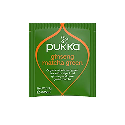 Té verde orgánico ginseng matcha 20 sobres miniatura 3