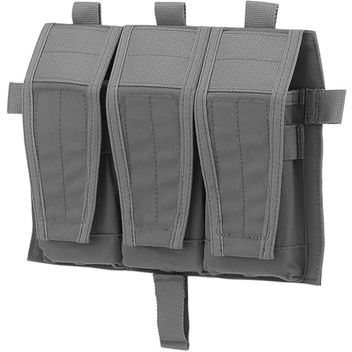 Triple Pochette de Chasse pour Chargeur Molle 5.56 et Sac Avant Gilet JPC