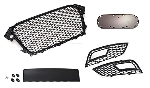 GOINGFAST Parrilla Sport Panal de Abeja con Rejillas de Ventilación Compatible con A4 B8 8K Facelift 11-