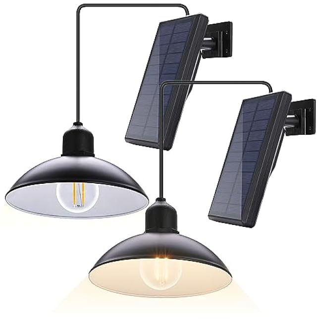 Solar Pendant Lights Metal Lampshade Iron Lampshade