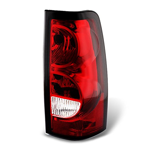Akkon - For 03-06 Chevy Silverado Pickup Truck Red Clear Tail Lights Passenger Right Side Replacement Lamps #TOP1