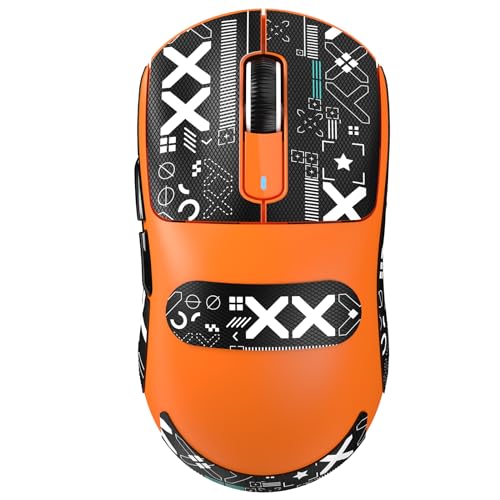 Image of ATTACK SHARK X3 Lightweight Wireless Gaming Mouse with Non-Slip Mouse Grip Tape, Adhesive Design, Elastic Side Grips, Stickers, Sweatproof Pads /Anti Sweat Paste
