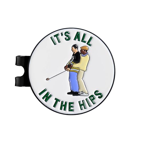 ZEETY Funny Golf Ball Marker with Magnetic Hat Clip –