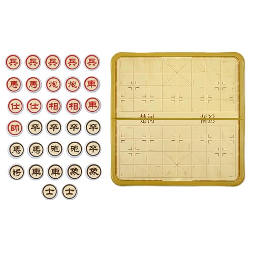 shjxi Juego de ajedrez – Ranuras plegables portátiles | Juego de ajedrez magnético | para niños de 7 a 14 años de edad, adolescentes, hogar, viajes, jugar