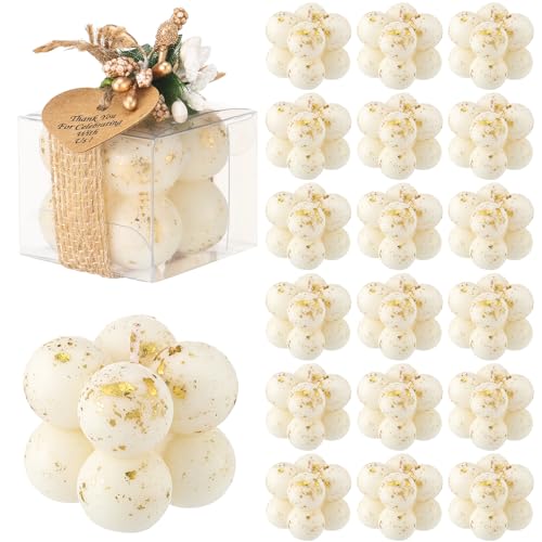 MTLEE 30 Sets Mini Bubble Candles Wedding Favors Gifts for