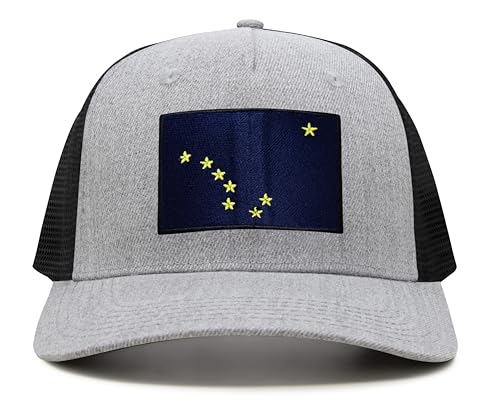 Image of International Tie State Hat for Men and Women, Adjustable Snapback Trucker Baseball Cap with Embroidered Patch