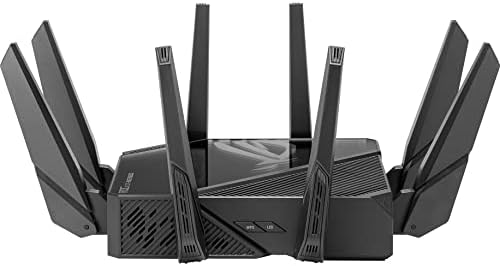 ASUS ROG Rapture WiFi 6E Gaming Router (GT-AXE16000) - Quad-Band, 6 GHz Ready, Dual 10G Ports, 2.5G WAN Port, AiMesh Support, Triple-Level Game Acceleration, Lifetime Internet Security, Instant Guard — view 3