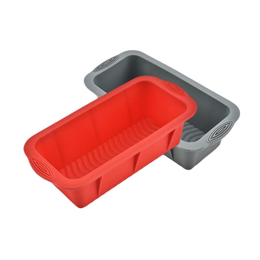 Moule à gâteau carré en silicone de 20,3 cm x 2 lots pour pain maison
