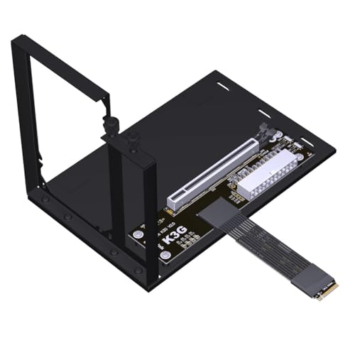 JMT ADT-K43SG-BK PCIe 5.0 X16 to M.2 NVMe Graphics Card Adapter Compatible with RTX50 RX90 Series Docking Station (K43SG-BK-BK7-30cm)