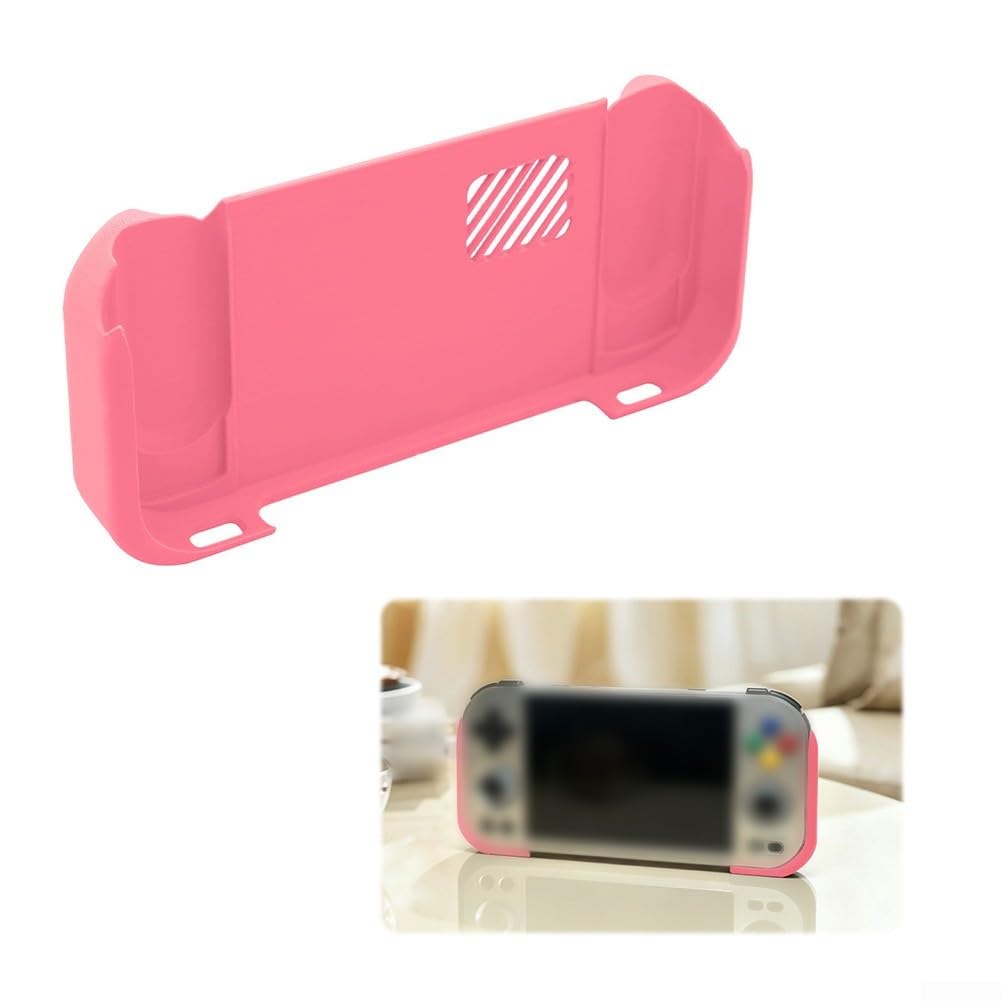 Case for Anbernic RG477M, Reversible Protective Shell Made of for pla, Front and Back Use with Vibrant Colors(Pink)