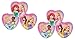 Disney Princess 8 ct Heart Shape Dessert Plates, (2 Pack) 16 Total Plates - Featuring Ariel, Snow White, Rapunzel, Tiana