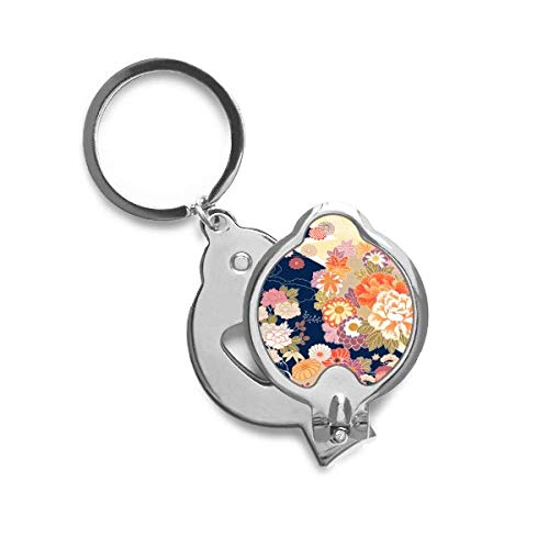 Cutter trimmer pour ongle motif pivoine et feuille d érable coupe ongle compact
