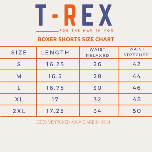 Image of T-Rex Men's Cotton Printed Boxers Shorts (Men's Boxer-P)