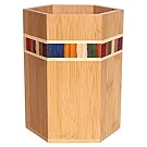 Totally Bamboo Baltique Marrakesh Collection Kitchen Utensil Holder, Large Cooking Utensil Crock for Countertop