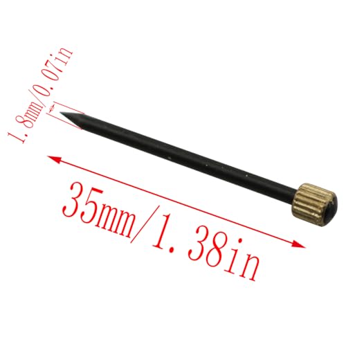 Image of LQ Industrial 40PCS 1.8x35mm Black Copperhead Nails Picture Hanging Peg Hardware Nail Steel Wall Mounted Stud for Fixing Hook and Hanging Kitchen Tool