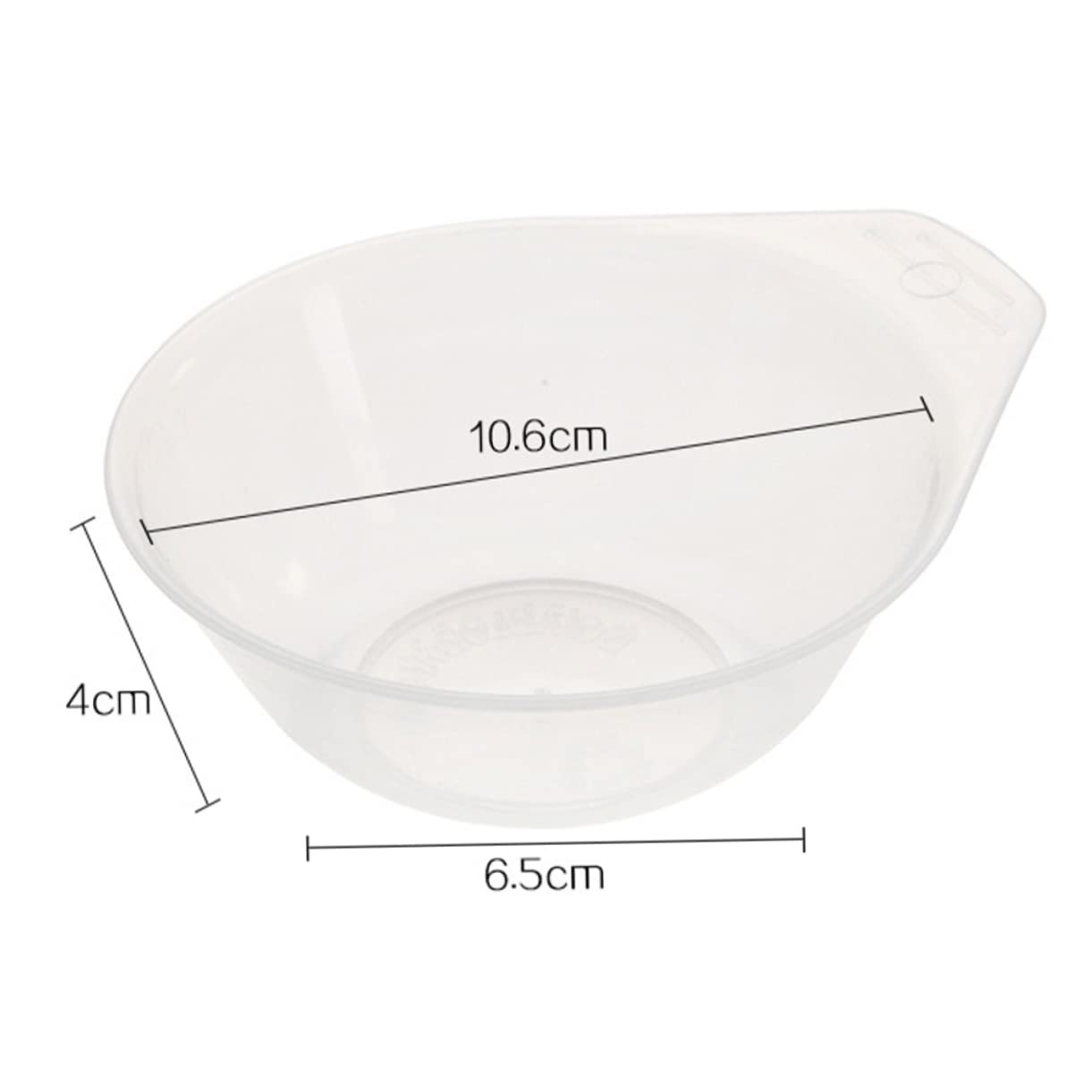 Mikinona Plastic Bowl Sets for Outdoor 8pcs Soup Bowls Pp Material Arc Design Easy to Carry Camping