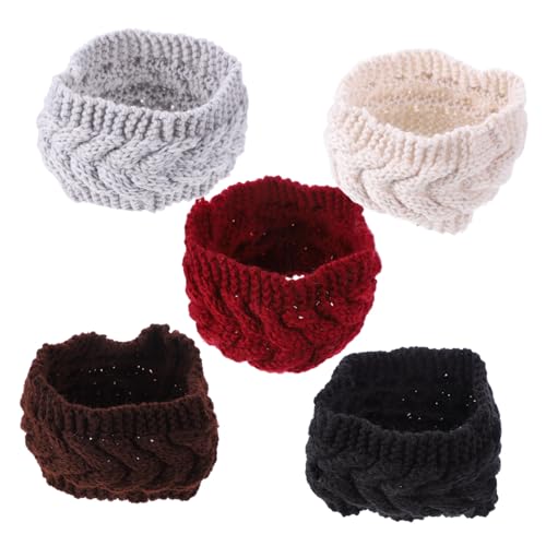 WRITWAA Warm Headband Women Knitted Headband Ear Warmer Hair Bands for Outdoor Activities