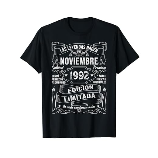 Las Leyendas Nacen Noviembre 1992 Regalo 32 Años Cumpleaños Camiseta