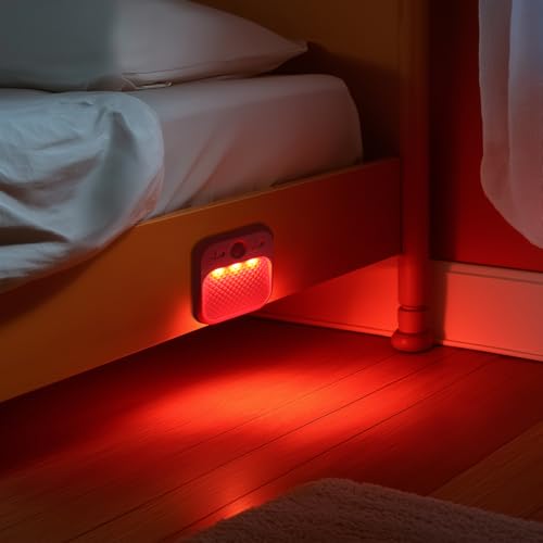 Image of DAMI Led Night Light with Motion Detector 2 Pack, Cabinet Light Dimmable with Timer Function, Staircase Lighting RGBW, Hallway Light Rechargeable 600mAh for Children's Room