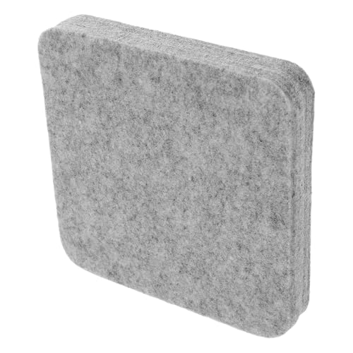 Healeved Almohadilla para Fieltrar Aguja de Lana Natural 6X6 Pulgadas Tapete Grueso de Fieltro de Alta Densidad 25 CM para Manualidades DIY Cojín Firme para Estación de Trabajo