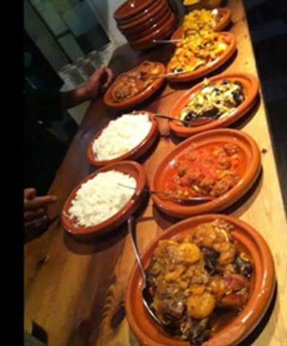 Raphael Rozen Tagine Cooking Pot Original Handmade Clay 10 Quart Cooking Dish Family Size Recipe Book… #TOP4