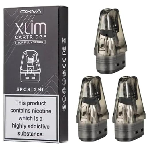 For OXVA Xlim Pods V3 (0.8) Vape Pods for XLIM Pro 2, Xlim Vape Kit, Xlim SE, Xlim 2ml, Oxva Cartridge Built in Mesh Coil for E-Cigarettes 0.8ohm Side-Filling v3 Pod Pack of 3 No Nicotine Leak Proof