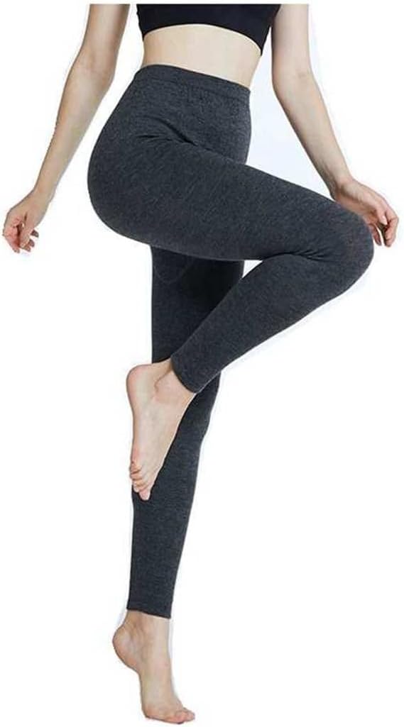 100% Merino Wool Thick Men Women Thermal Underwear Winter Leggings Womens Base Layer Long Johns Mens Heavyweight Tights 100 (Women Thick Dark Gray,X-Large)