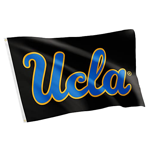 Desert Cactus UCLA Bruins Flag - 3 x 5 Feet University of California Los Angeles Banner, Indoor/Outdoor Durable Fabric, 100% Polyester Design (Style 7) by Desert Cactus - Used condition - US$26.99