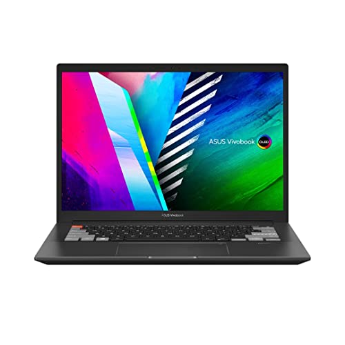 ASUS Vivobook Pro 14 OLED N7400QE-KM032W PC Portable 14” (Ryzen 9 5900HX, RAM 32GB, 1TB SSD PCIE, Windows 11 Home) Clavier AZERTY DialPad Français Noir