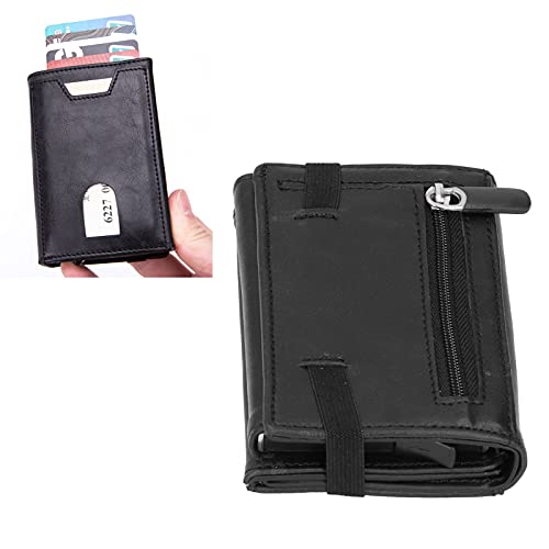 Carteira do titular do cartão, slim antimagnético portátil multifuncional antifurto titular do cartã