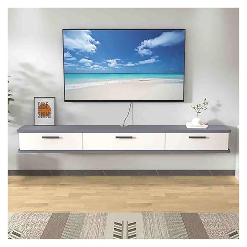 Console multimédia TV flottante en 120 cm, l'élégance murale absolue