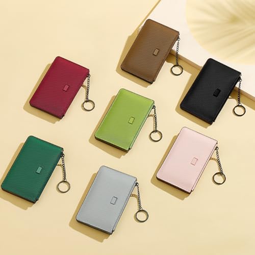 Custom Slim Thin Wallet Womens Small Compact Zipper with Key Ring, Personalized Pocket Wallet Ladies Mini Purse,Golden Name Minimalist Wallet, Large Capacity & Fashion Gift for Women3